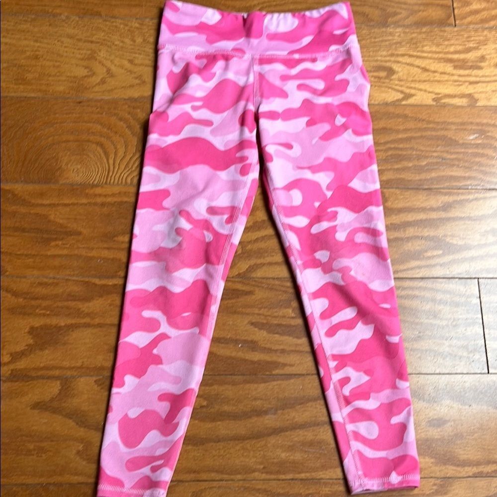 Pink Camouflage Kids Leggings